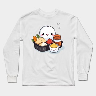 kawaii bento sushi T-Shirt cute  funny Long Sleeve T-Shirt